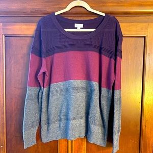 Market and Spruce Tricolor Sweater